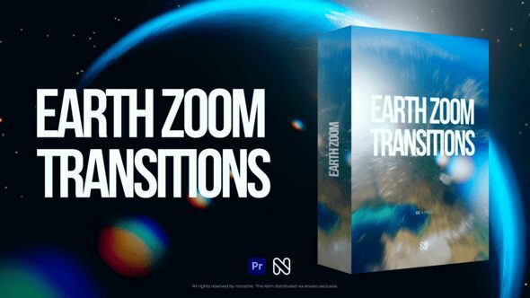 Videohive - Earth Zoom Transitions for Premiere Pro 59534407
