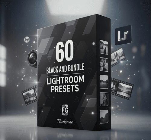 FilterGrade - 60 BLACK and WHITE BUNDLE Lightroom Presets