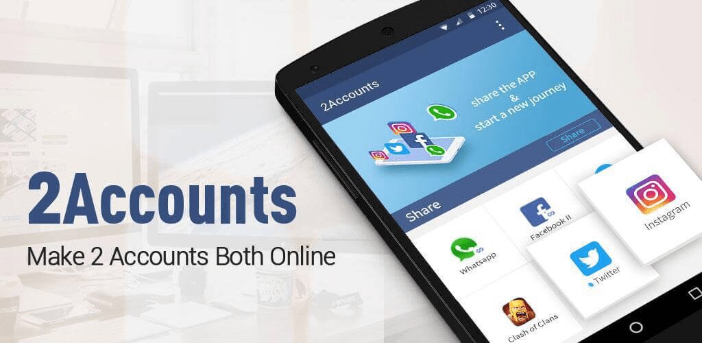 تحميل مهكر 2Accounts Premium 2026: تشغيل حسابين وفتح التطبيقات المزدوجة