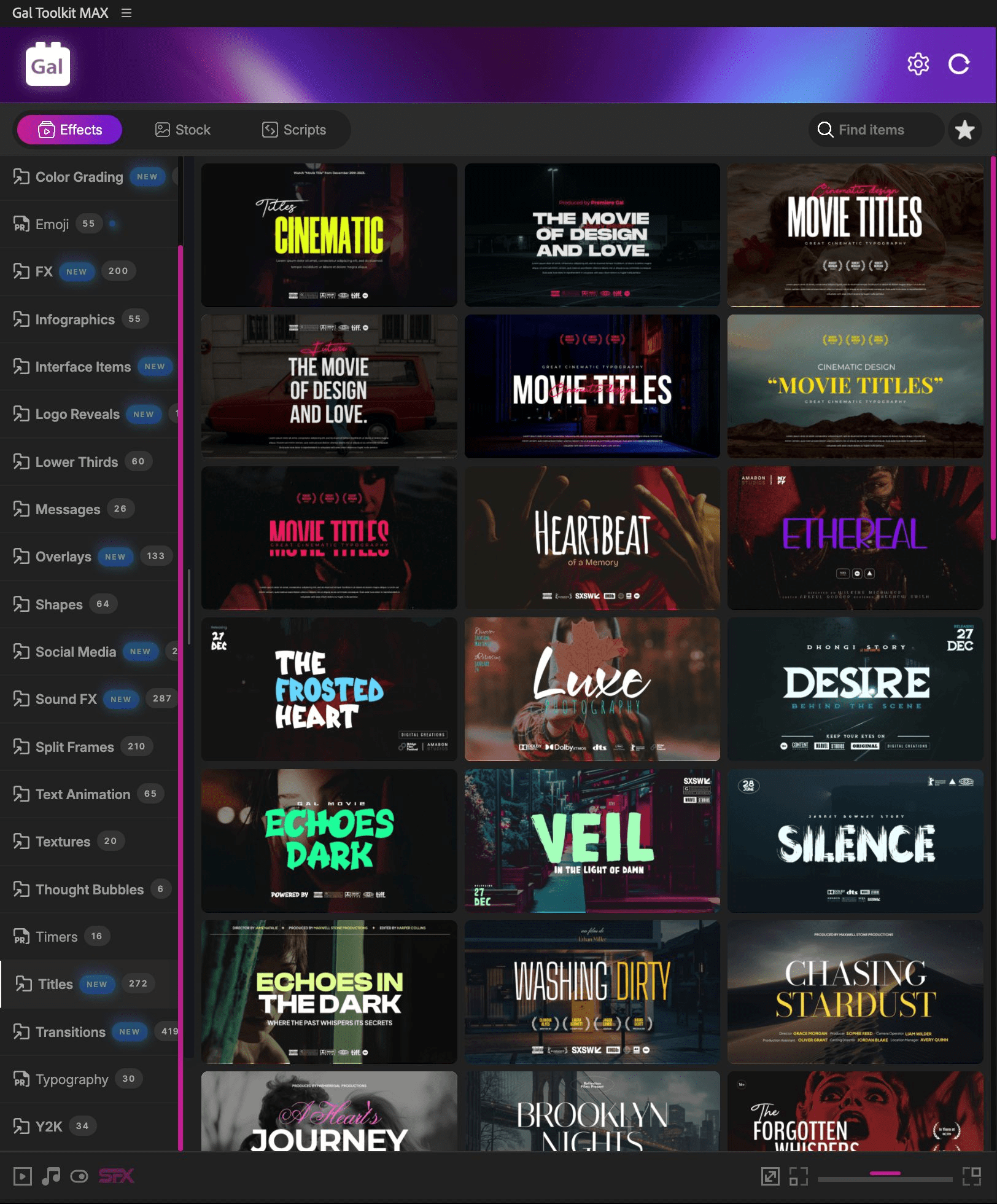 تحميل Premiere Gal Toolkit لبرنامج بريمير برو | أفضل حقيبة أدوات مونتاج شاملة لمنشئي المحتوى 2026
