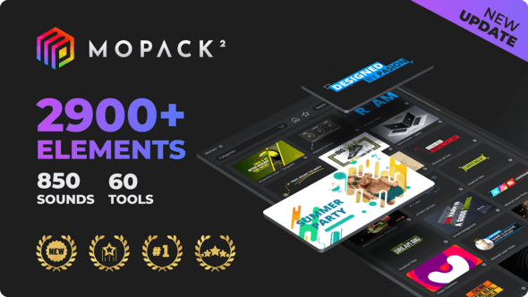 Videohive MoPack – Motion Graphics Pack V2 29918969