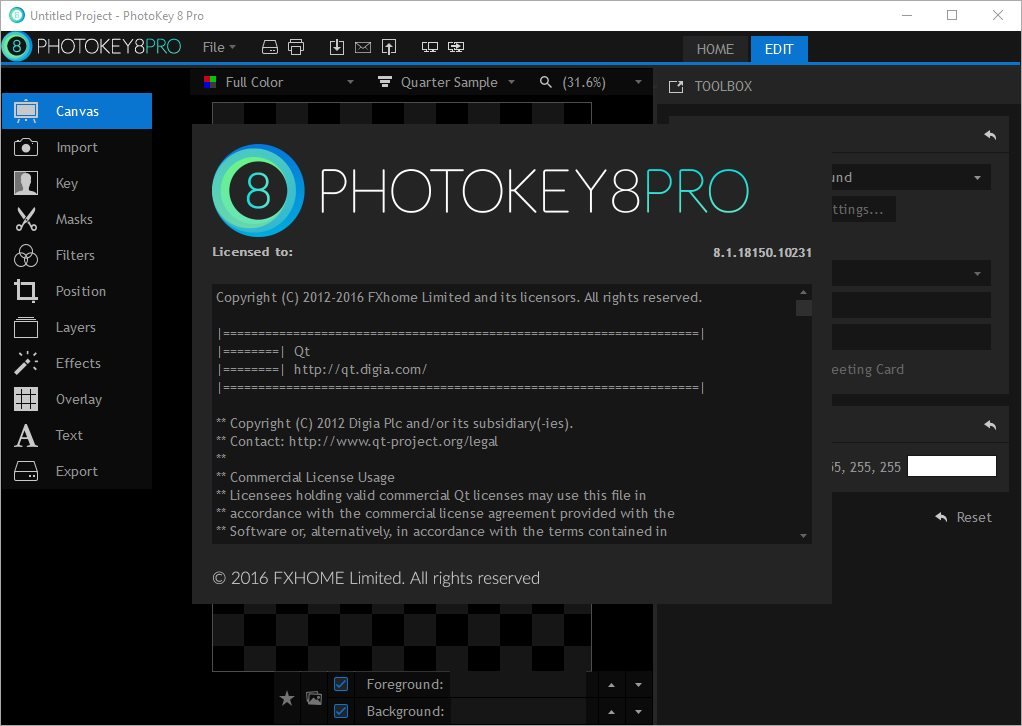 برنامج ازالة الكروما كامل FXhome PhotoKey Pro 8.1.18150.10231 3 برنامج ازالة الكروما كامل FXhome PhotoKey Pro 8.1.18150.10231