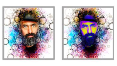 اكشن الفقاعات للفوتوشوب Bubble Watercolor Photoshop Action