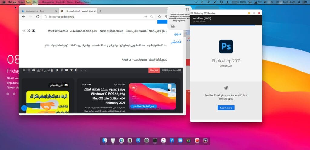 ويند ز عشرة نسخة بنكهة الماك وخفيفة Windows 10 1909 MacOS Lite Edition x64 February 2021
