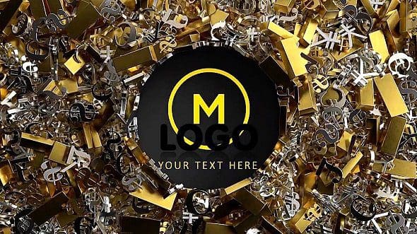 Money And Gold Bright Logo Opener 864715 - Project for After Effects