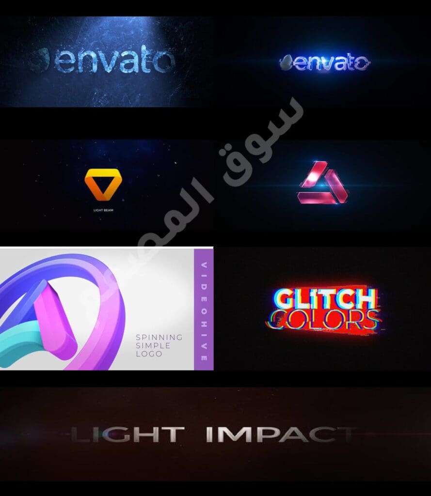 تجميعة من سوق المصمم لاحدث قوالب الشعارات الحديثة