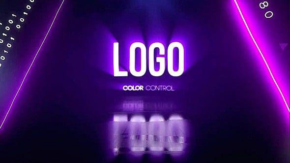 جديد مجاناً Neon HUD Logo 876558 - Project for After Effects