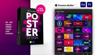 Videohive - Posters V.4 -  شغالة مية بالمية 30259738