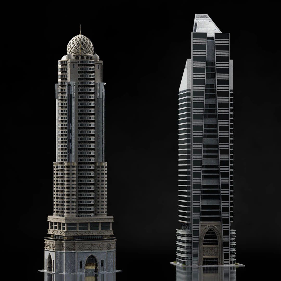 نماذج ثلاثية الابعاد نيو دبي كامل Kitbash3D Models – Neo Dubai