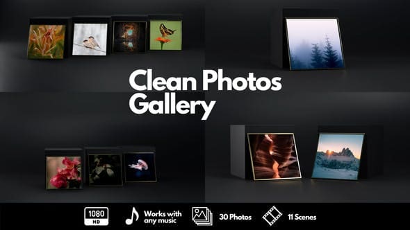 جديد Videohive - Clean Photos Gallery 30077883