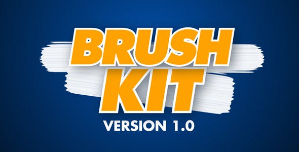 حزمة الفرش للافترافكت Videohive - Brush Kit Vr 1.0 - 27016927