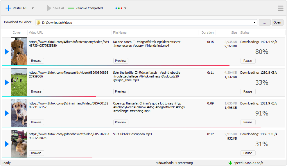 للتحميل من تك توك للكمبيوتر مفعل TikTok Downloader 3.2.5