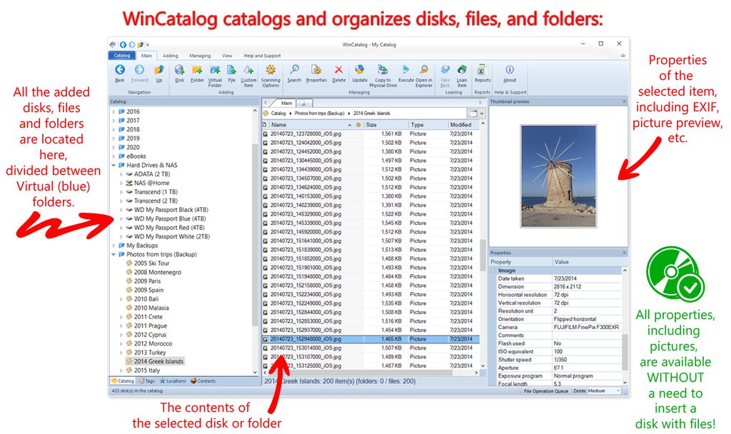 برنامج فهرسة الأقراص والملفات المهم اصدار جديد WinCatalog 2020.3.6.208 Multilingual