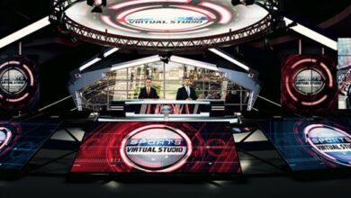 جديد مجموعة استوديو الرياضة الافتراضية Videohive Sports Virtual Studio Set 21282905