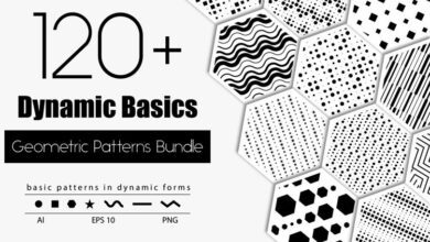 باترنات ديناميكية لادوبي اليستريتور Dynamic basics: geometric patterns - 5157802