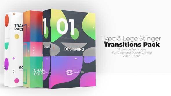 حزمة انتقالات للماك Typo u0026 Logo Stinger