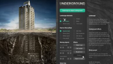 اكشن تحت الارض للفوتشوب Underground Photoshop Action 29914451