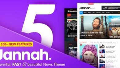 اصدار جديد قالب ثيم جنة الرائع كامل ThemeForest - Jannah v5.3.4 - Newspaper Magazine News BuddyPress AMP - 19659555 - NULLED