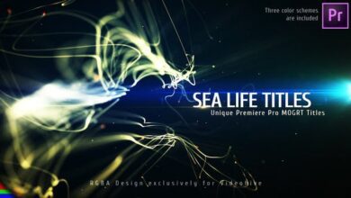 عناوين البحر للادوبي بريمير Videohive - Sea Titles - Premiere Pro | Mogrt - 27914191