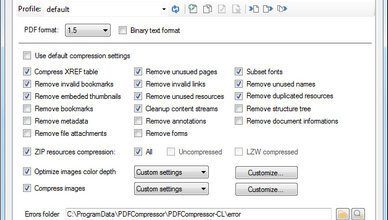 تم تصميم PDFCompressor-CL لتقليل حجم ملفات PDF عن طريق ضغطها وتحسين المحتوى