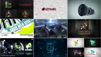 تجميعة قوالب شعارات جديدة وحديثة VideoHivePack - 886 (After Effects Projects Pack) - [Logo]