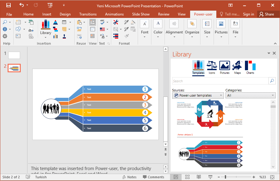 افضل اضافة أدوات ذكية لبرنامج PowerPoint و Excel و Word - قوالب ورموز ومخططات وخرائط والمزيد