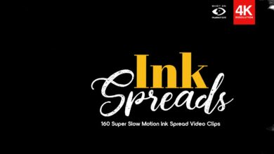 مجموعة نشر الحبر كاملة تستخدم مع اي برنامج تحرير فيديو BusyBoxx - V11 Ink Spreads