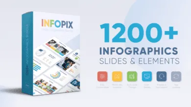 الحزمة كاملة وتعمل مية بالمية Videohive - Infopix - Infographics Pack - 30355920