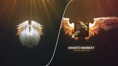 Videohive - Angel Wings Logo 31215624