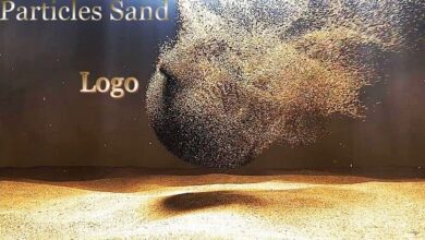 Particles Sand Logo V1 899615 - Project for After Effects