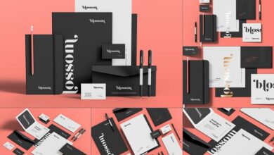 موك اب هوية كاملة للشركات او العلامات التجارية Stationary Branding Mock-up 9 30743894