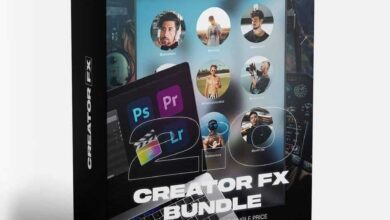 روائع سوق المصمم الاصدار الجديد للحزمة كاملة التي تدعم جميع برامج التصميم The Creator FX Bundle 2.0