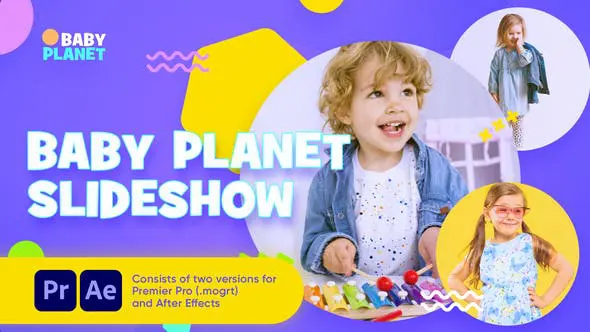 Videohive - Baby Planet Promo Slideshow - 31336343 - Premiere Pro & After Effects Project