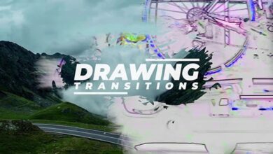 جديد وتحميل مجاني انتقالات الرسم للافترافكت Motion Arrays - Drawing Transitions for After Effects (261499)