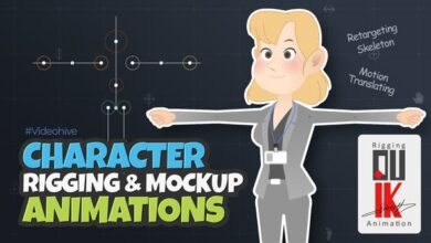 Videohive - Character Rigging Mock Up Animations - 30582147