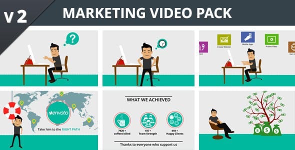 حزمة فيديو تسويقي Videohive - Marketing Video Pack 6519204