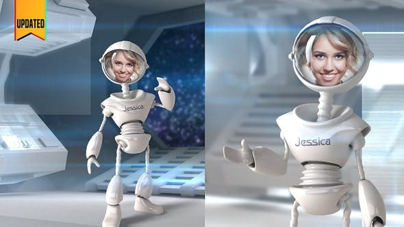 قالب افترافكت أنا روبوت Videohive - I Robot 7614140