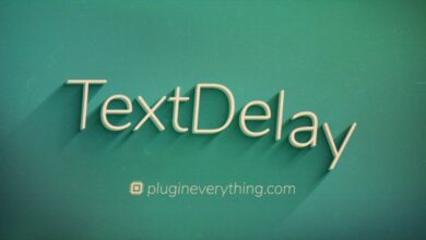 جديد سكربت AEScripts TextDelay v1.6.1 للافترافكت