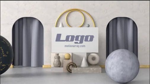 Modern Room Logo - Project for After Effects