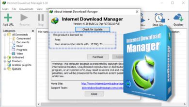 اصدار جديد مفعل كامل Internet Download Manager 6.38.21