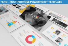 قوالب بوربوينت متعددة الاستخدام Fero - Multipurpose Powerpoint Template