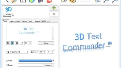 3D Text Commander - يحول أي نص من نصك إلى ثلاثي الأبعاد ، مما يسمح لك بإنشاء شعارك أو لافتة أو شعار خاص بك