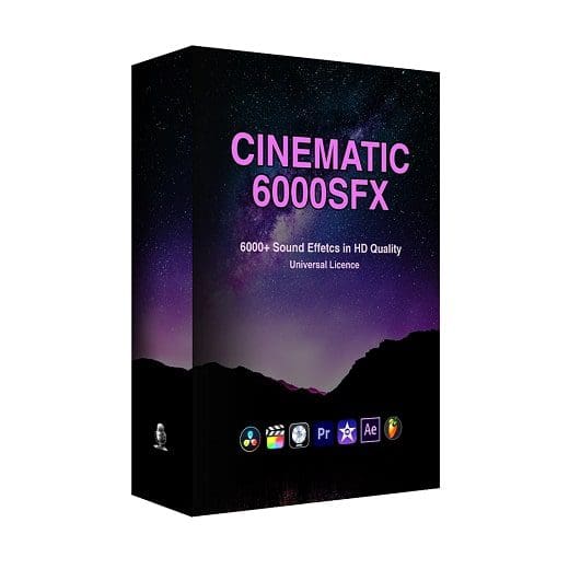 اكثر من 6000 مؤثرات صوتية سينمائية في اكبر حزمة 6000+ Cinematic SFX Ultimate Bundle Pack