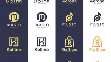 فيكتور شعارات جاهزة Brand name company business corporate logos design