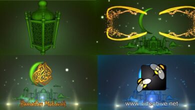 رمضان عيد مبارك قالب جديد Videohive - Ramadan Eid Mubarak Stary Night 8202256