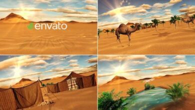 لوجو الصحراء Videohive - Desert Logo 22546512