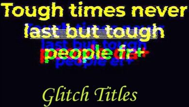 Glitch Titles 16327937 - Project for After Effects تحميل تيلجرام