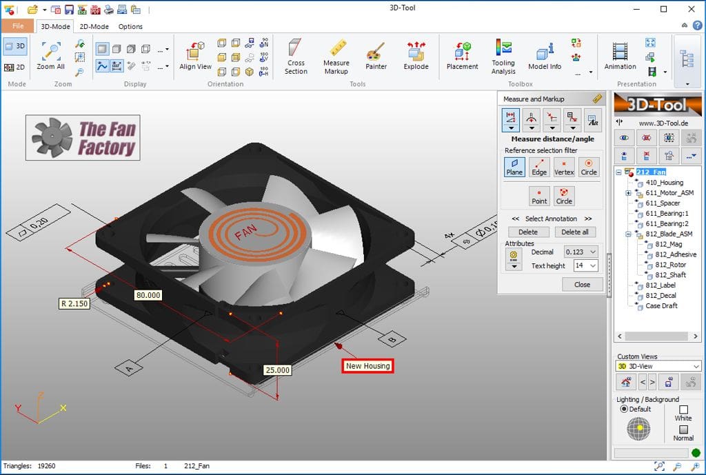 نسخة جديدة 3D-Tool 15.00 (x64) Multilingual