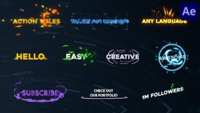 Videohive - Colorful Action Titles | After Effects 31737707