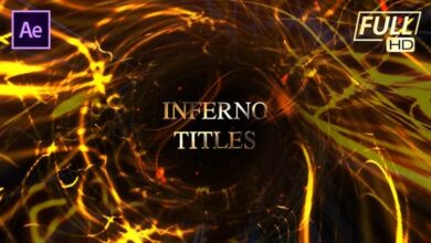 Videohive - Inferno Ember Fire Titles 24803041 قوالب افترافكت مجانية جديدة -عناوين نارية